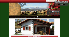 Desktop Screenshot of gites-elharra.com